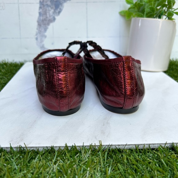 RED VALENTINO Flower Strap Ballerina
Flats red color size 36 US 6 - Picture 5 of 12